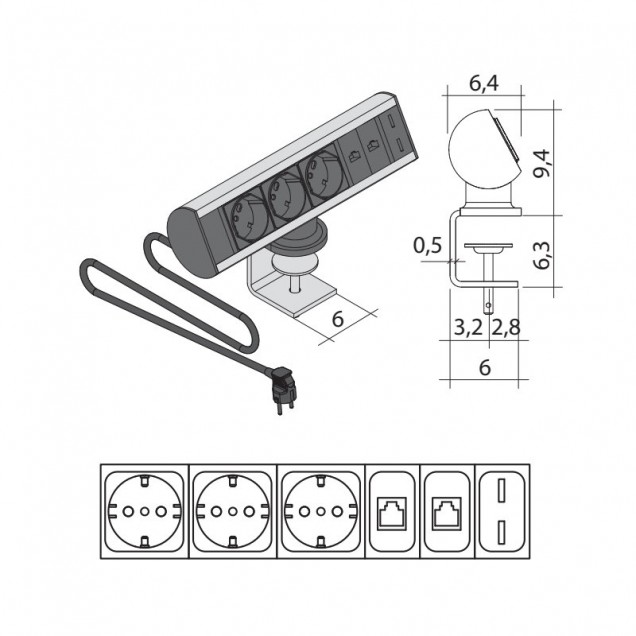 UOP106LA Kit Elettrif A