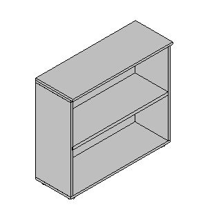 Contenitore cm.90x34x79H a giorno