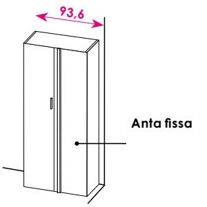 UOP144CO Contenitore Angolare SINISTRO con Ante