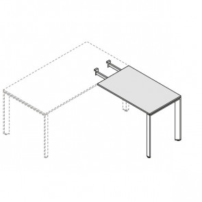 Allungo Laterale Appeso con Fianco Terminale a Ponte UD108LA