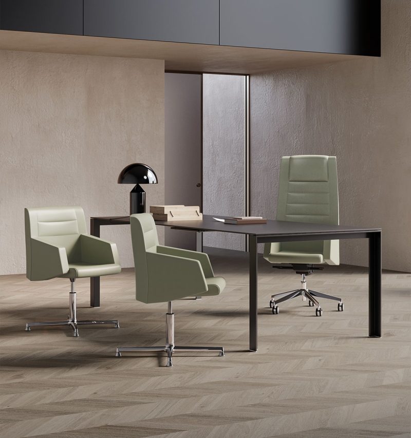Poltrona Direzionale con Schienale Alto SD100KA - immagine 8