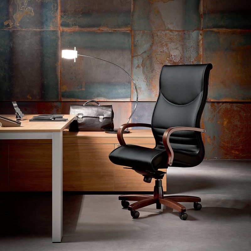 Poltrona Direzionale Stile Classico e Elegante SD116FZ - immagine 6