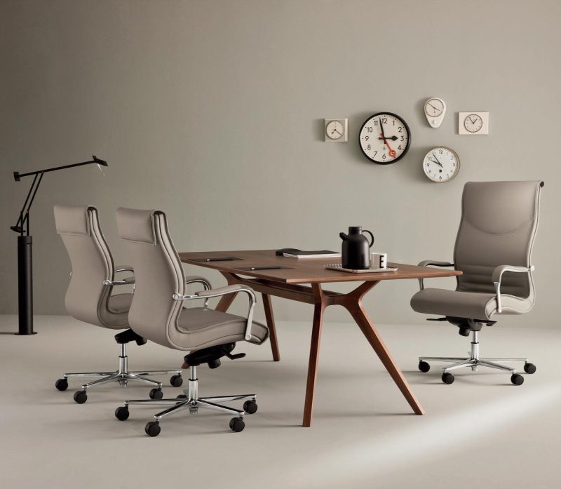 Poltrona Direzionale Stile Classico e Elegante SD116FZ - immagine 5
