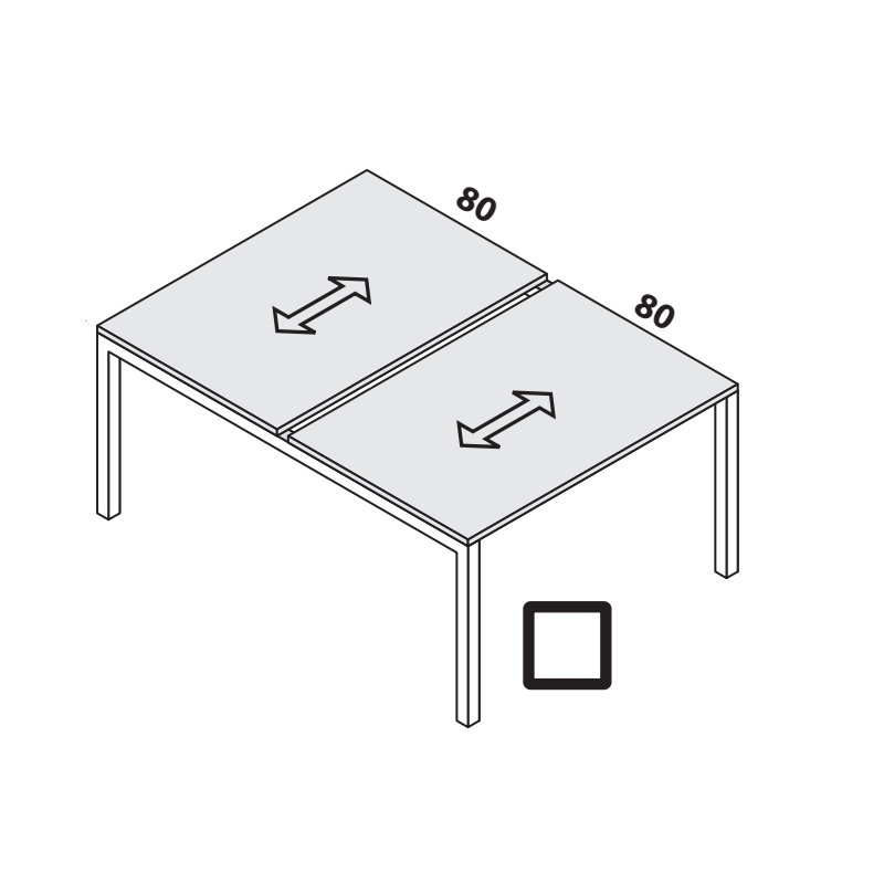 UOP108LA Bench con Fianco a Ponte P.165,2cm-0
