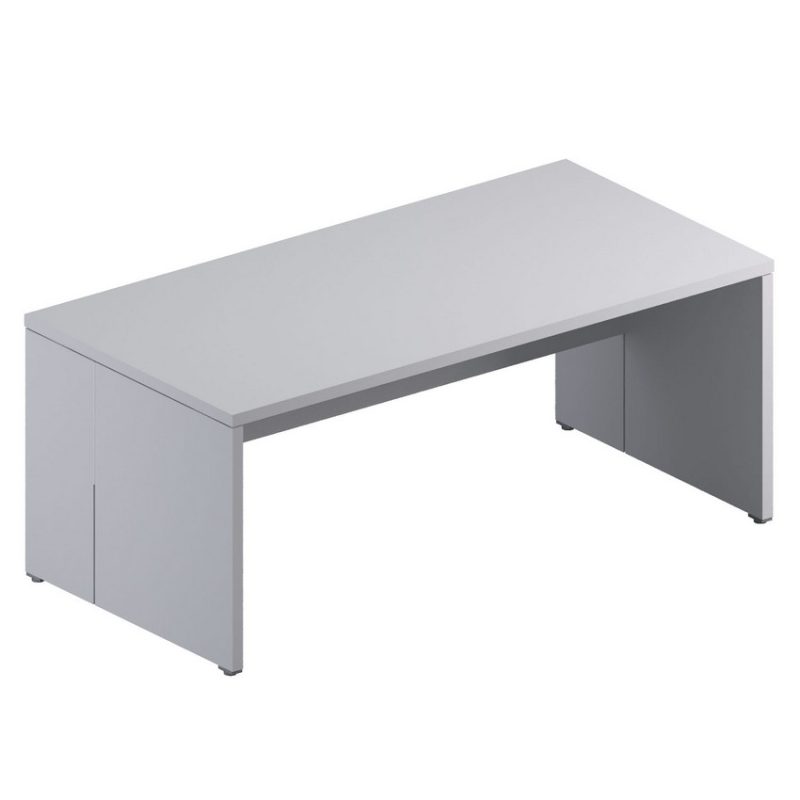 UD132LA Scrivania Direzionale con Basamento Legno-0