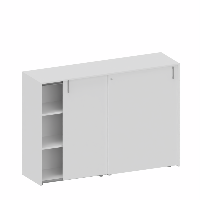 Contenitore Legno con Ante Scorrevoli UOP942AB - immagine 2