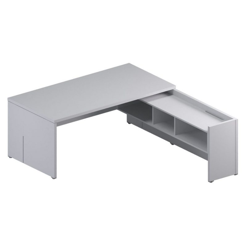 Scrivania Direzionale con Allungo Contenitore a DX UD132LA
