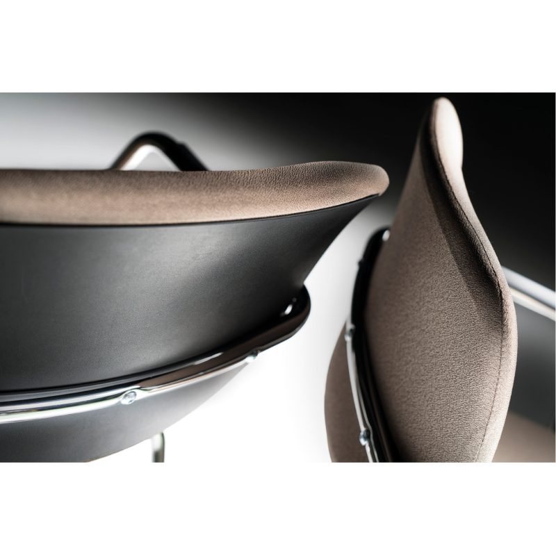 Sedia Fissa per Ospiti/Riunioni/Attesa con Base a Slitta o a Quattro Gambe SVA410FZ - immagine 8