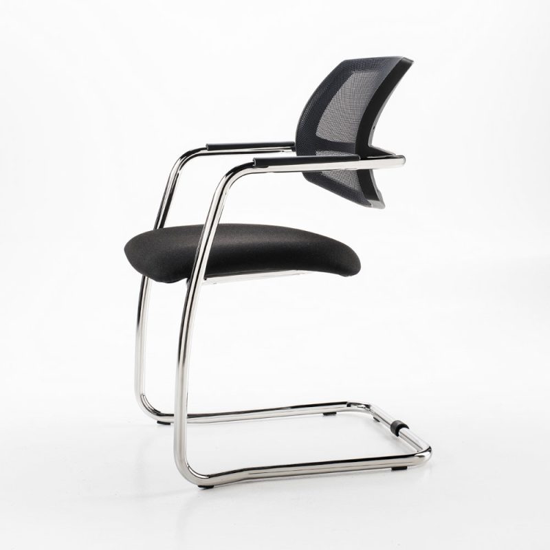 Sedia Fissa per Ospiti/Riunioni/Attesa con Base a Slitta o a Quattro Gambe SVA410FZ - immagine 5