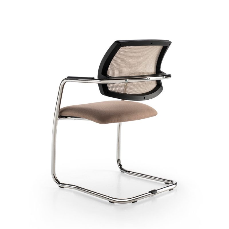 Sedia Fissa per Ospiti/Riunioni/Attesa con Base a Slitta o a Quattro Gambe SVA410FZ - immagine 6