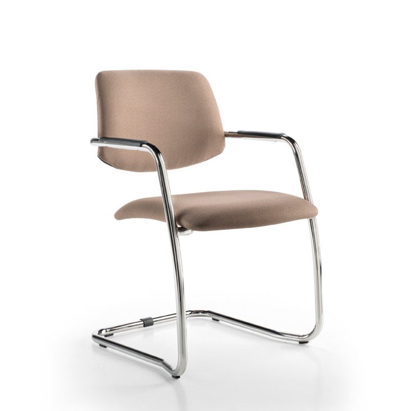 Sedia Fissa per Ospiti/Riunioni/Attesa con Base a Slitta o a Quattro Gambe SVA410FZ - immagine 7